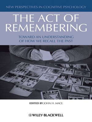 cover image of The Act of Remembering